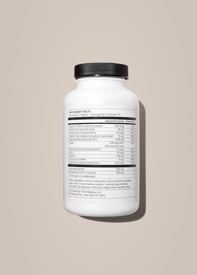 Daily Hair Defense Supplement Product