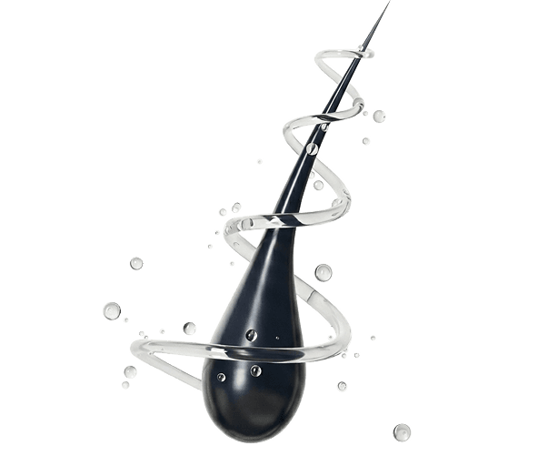 Targets hair loss at the source