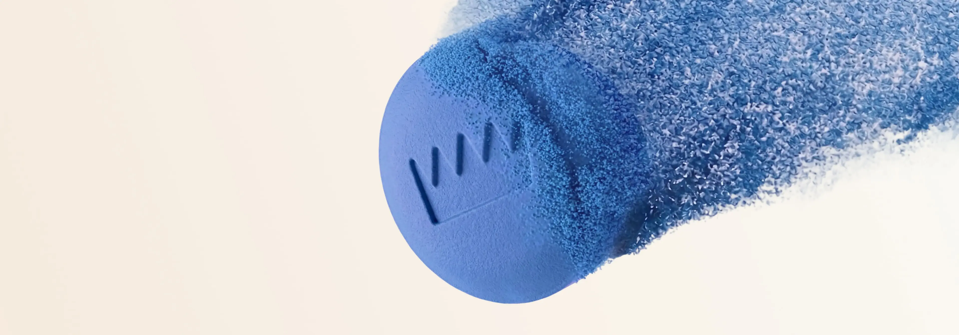 Pill bottle laying on table